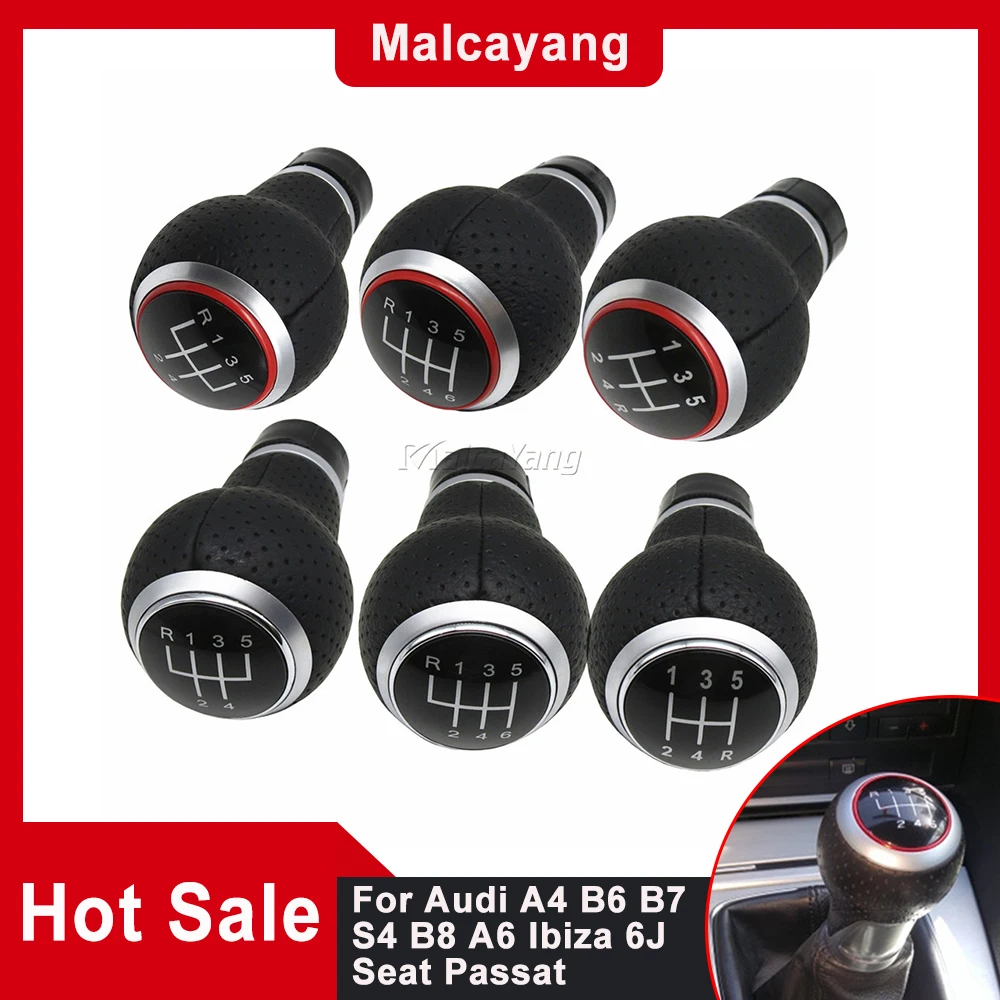 Cambio A Leva Con Pomello Del Cambio Ad Alte Prestazioni Per Audi A4 B6 B7 B8 A6 S4 8K A5 8T Q5 8R S Line Ibiza 6J Seat Leon Mk1 Passat