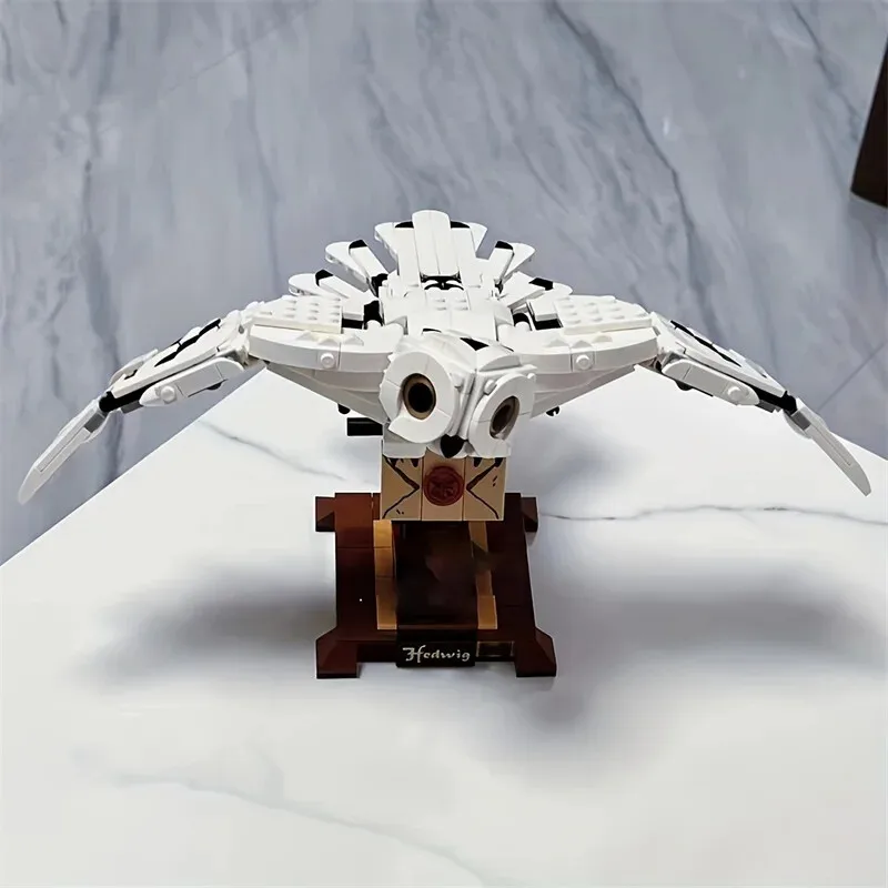 Building Block Toy Magic Movie Hedwiged Owl Phoenix Fawkesed Divine Beast Building Blocks Animal Model Assembled Toy Kid Gift