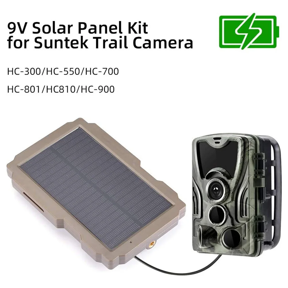 HuntingCameraSolarPanelKitOutdoorTrailGameCameraSolarCharger
