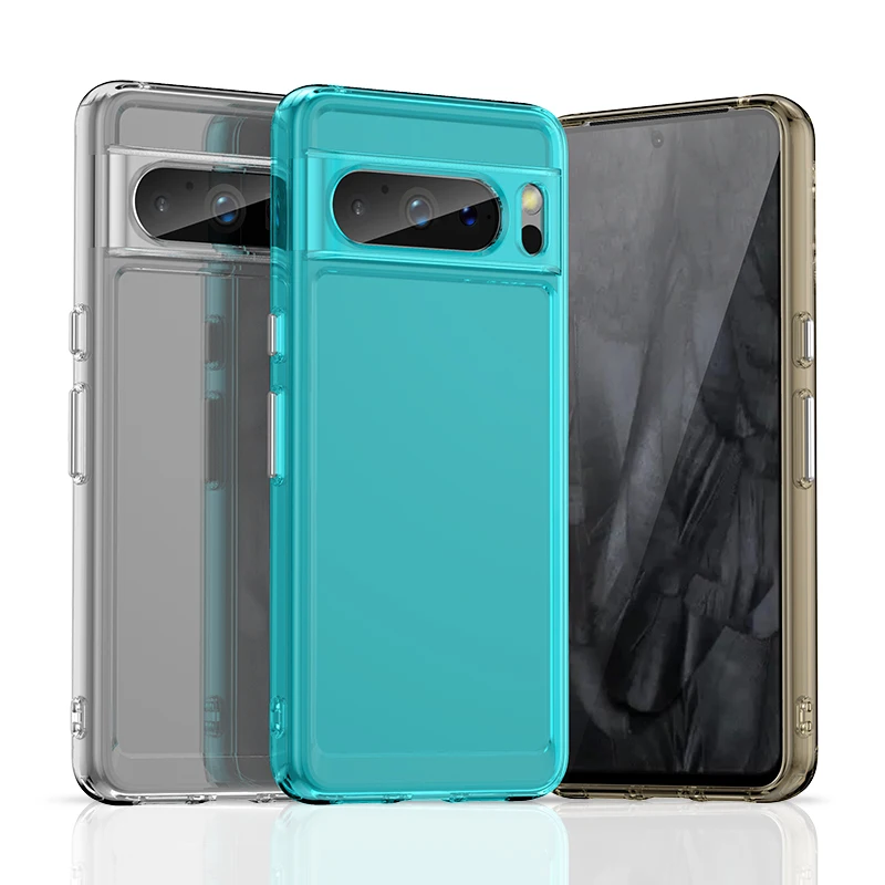 Per Google Pixel 8 Pro Custodia Trasparente Tpu Capa Pixel 8 Pro 7 Pro 7A Custodia Protettiva Per Paraurti In Silicone Di Lusso Pixel 8 Pro Cover