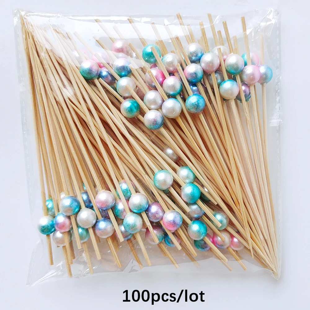 100 Brochettes En Bambou 15 Cm - Pour Brochettes, Barbecue, Cocktails, Apéritifs
