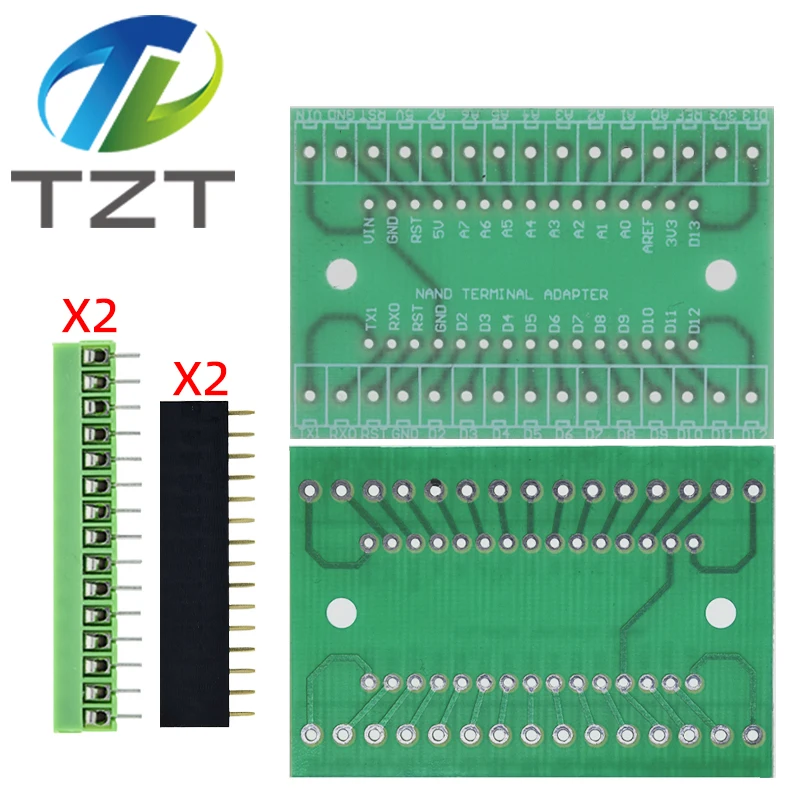NANO V3.0 3.0 Controller-Adapter-Erweiterungsplatine NANO IO Shield Einfache Erweiterungsplatte für Arduino Diy Kit