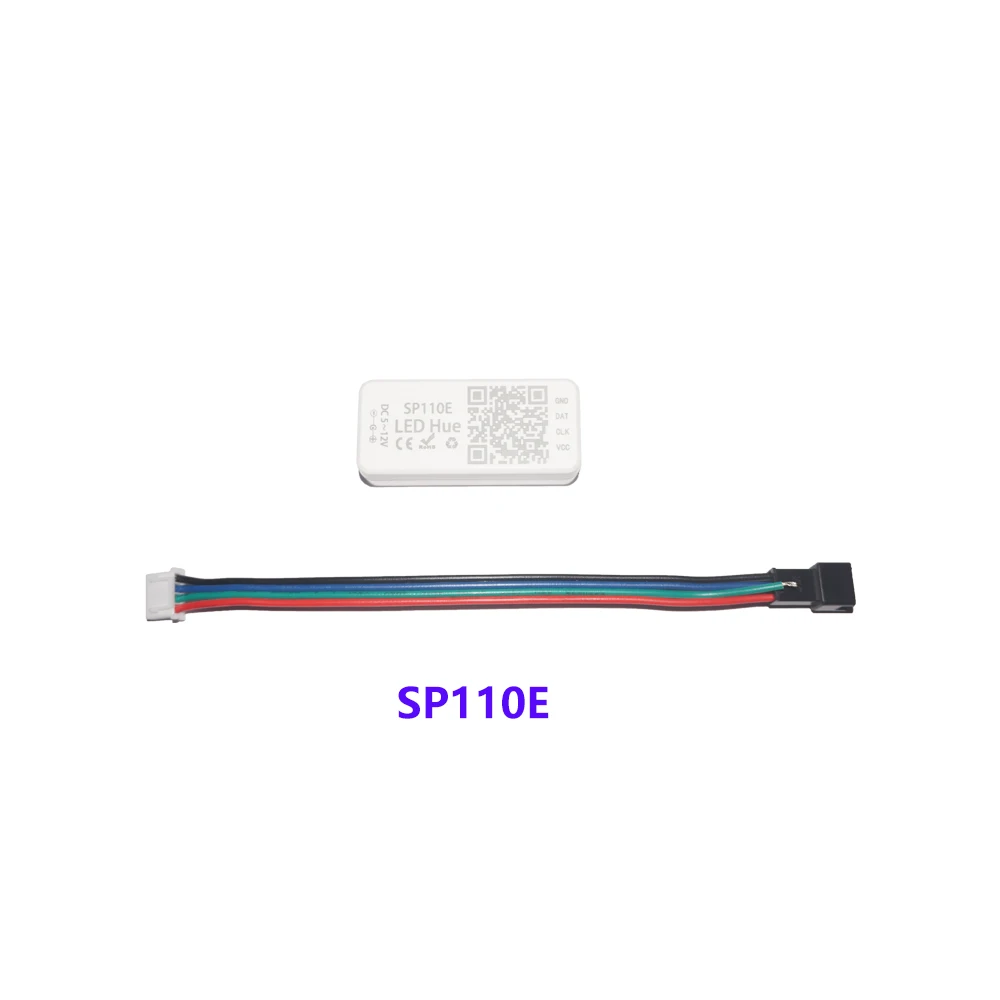 

Wi-Fi SP110E SPI Bluetooth-совместимый пиксельный Стандартный контроллер с помощью приложения для телефона для WS2812B SK6812 LPD88061903 RGB/RGBW