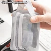 Mesh Cosmetic Pouch Lipstick Storage Bags Coin Purse Headphone Case Organizer Data Cable ID Card Bank Card Storage 3