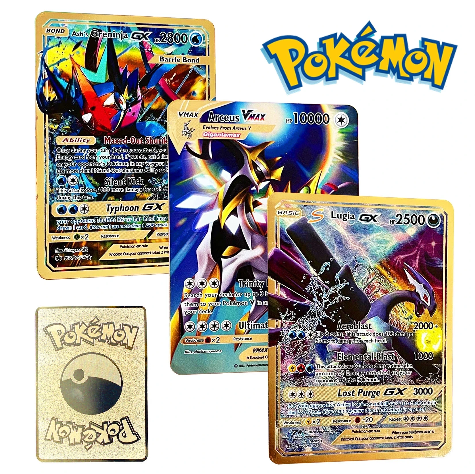 Pokemon Iron Cards Vmax Metal Pokemon Letters Pikachu Mewtwo Charizard Vmax Gold Metal Shiny Letters Game Collection Card Toys Game Collection Cards Aliexpress