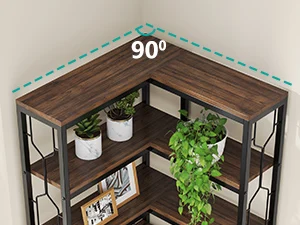 corner bookcase