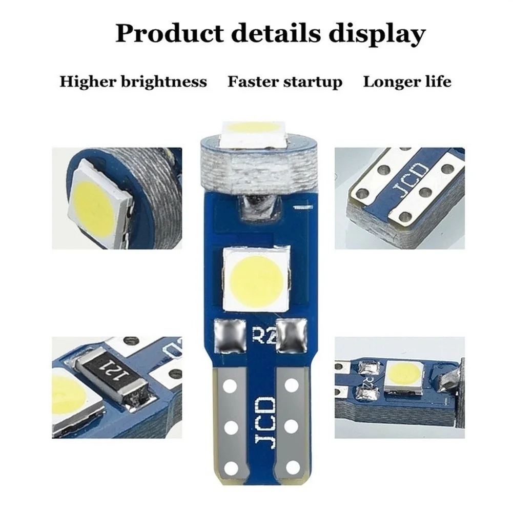 รูปสินค้า LED 3SMD โคมไฟแดชบอร์ด รถจักรยานยนต์ 10 ดวง