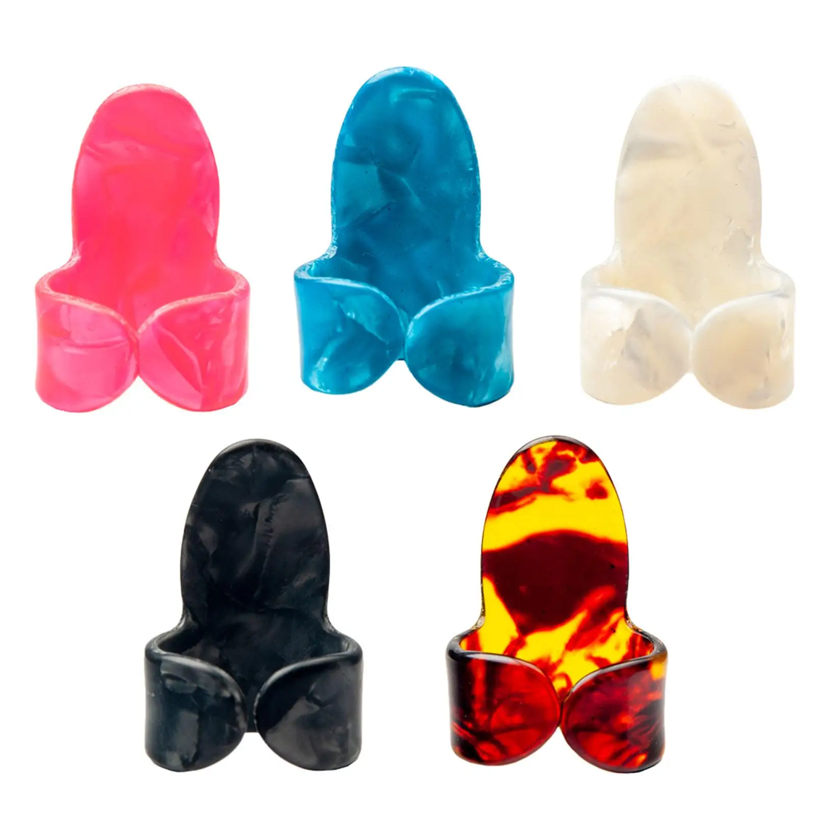 10x Guitar Finger Pick Thumb Finger Picks for Electric Guitar Banjo Ukulele,
