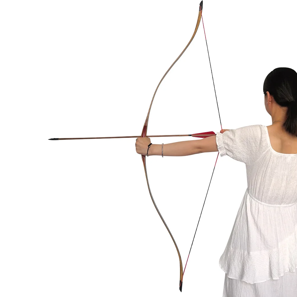 Arc Recourbé Traditionnel SHARROW - 56" - 15-50 Lbs - Kit Arc De Chasse/tir à L'arc