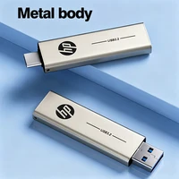 HP Metal USB 3.2 Flash Drive 2 in 1 Retractable Type-C OTG Pendrive 64GB 128GB 256GB for Computer Phone 5