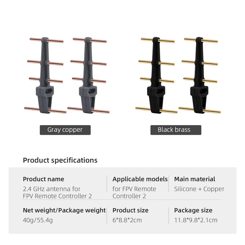 2.4Ghz /5.8GHz Yagi Antenna Signal Booster for DJI Avata / FPV Remote Control Signal Range Transmitter Extender Drone Accessory