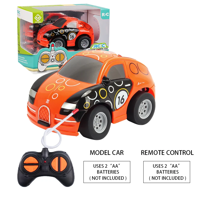 Mini Cartoon Remote Control Car,Toddler Toys Cute Cars,RC Car for Kids,Polices Cars for Boys Girls,Gifts for Children's Birthday remote control toy car RC Cars