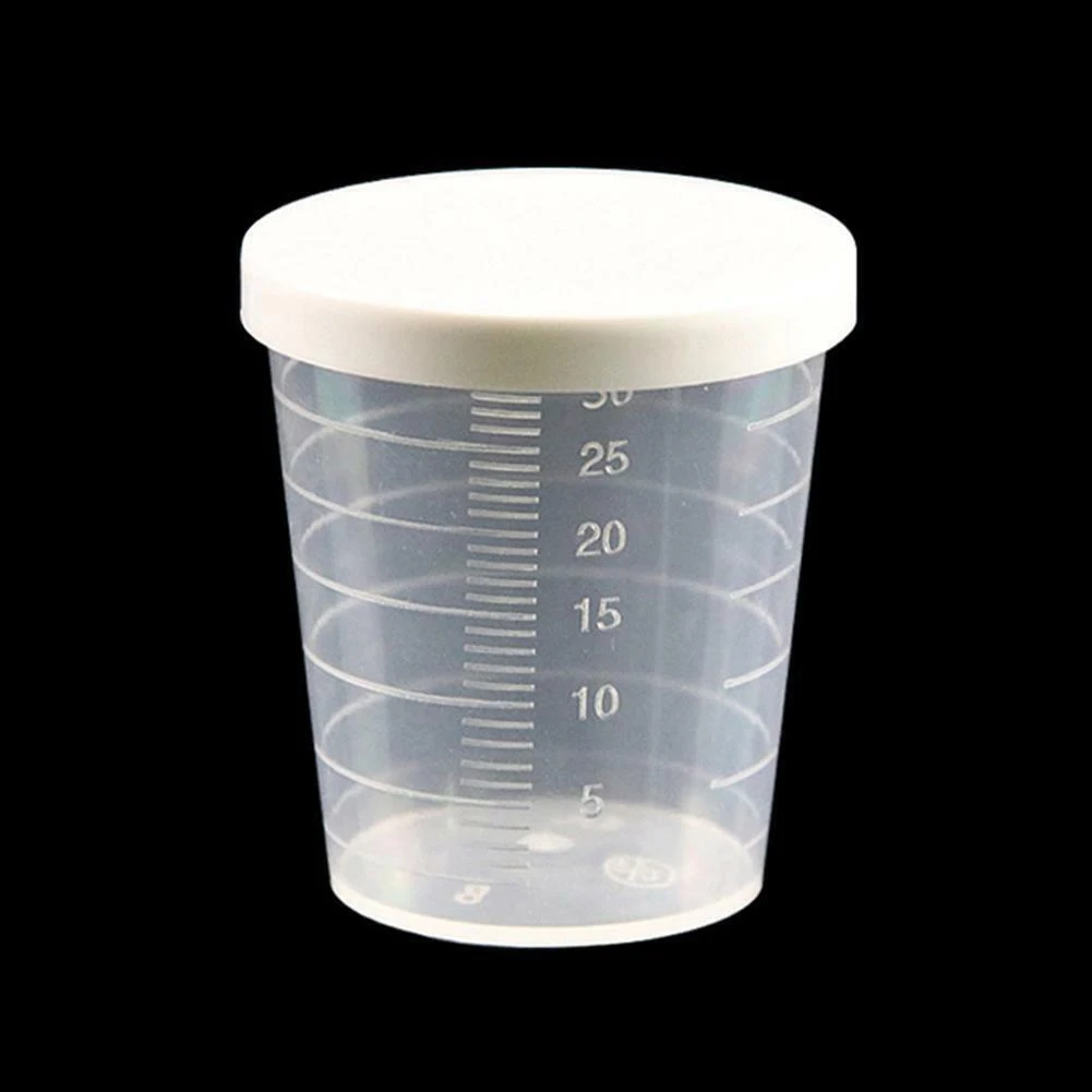 

For Kitchen Measuring Scales Measuring Cups Measuring Cup DIY Cake Making Baking Tools 10pcs 50ML Plastic Transparent