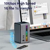 Hagibis USB C Docking Station with Dual HDMI-compatible M.2 SSD Enclosure Ethernet 100W PD USB Hub SD/TF for Laptop Macbook Pro 3