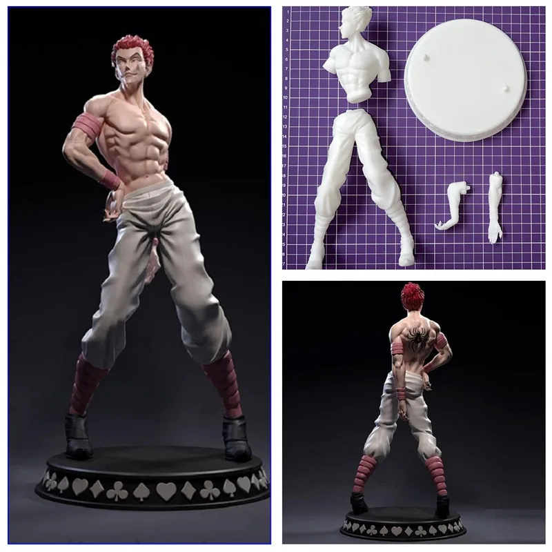 

LindenKing 1/8 Scale 1/6 Scale 3D Resin Hisoka Figure Garage Kits GK Model Unpainted White-Film Collection To Modelers A389
