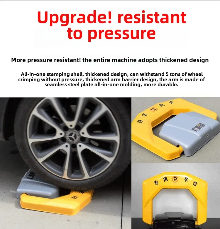 Anti-collision Waterproof Automatic Induction Ground Lock Solar Electric Parking Space Lock King Kong Model