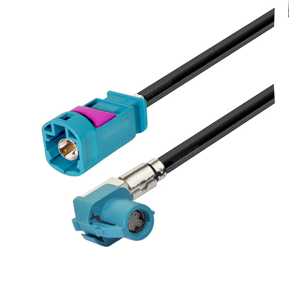 bevotop hsd cabo de fio elétrico usb fakra hsd lvds macho para macho pinos núcleos cabo para benz bmw audi tesla vw