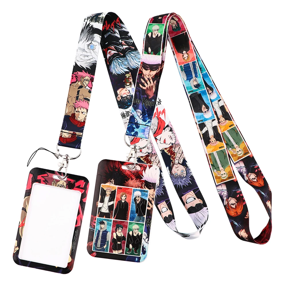 Credential holder Anime Neck Straps lanyard Car Keychain ID Card Pass Gym  Mobile Phone Key Ring Badge Holder Jewelry Fans Gifts - AliExpress