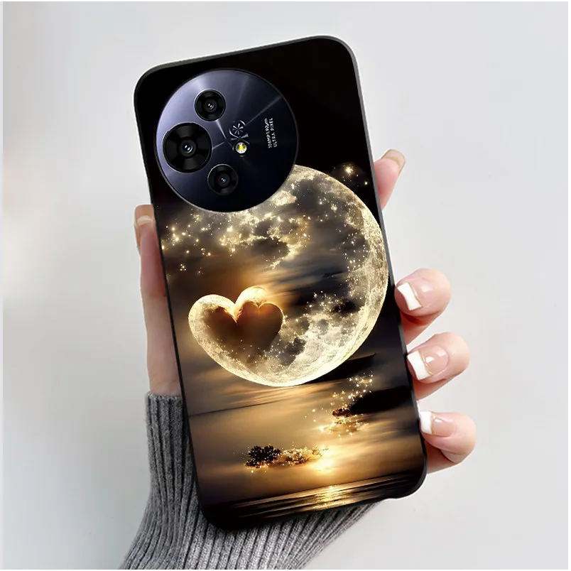 Luxury Cute Love Rabbit Black Soft Silicone Shockproof Phone Case Cover