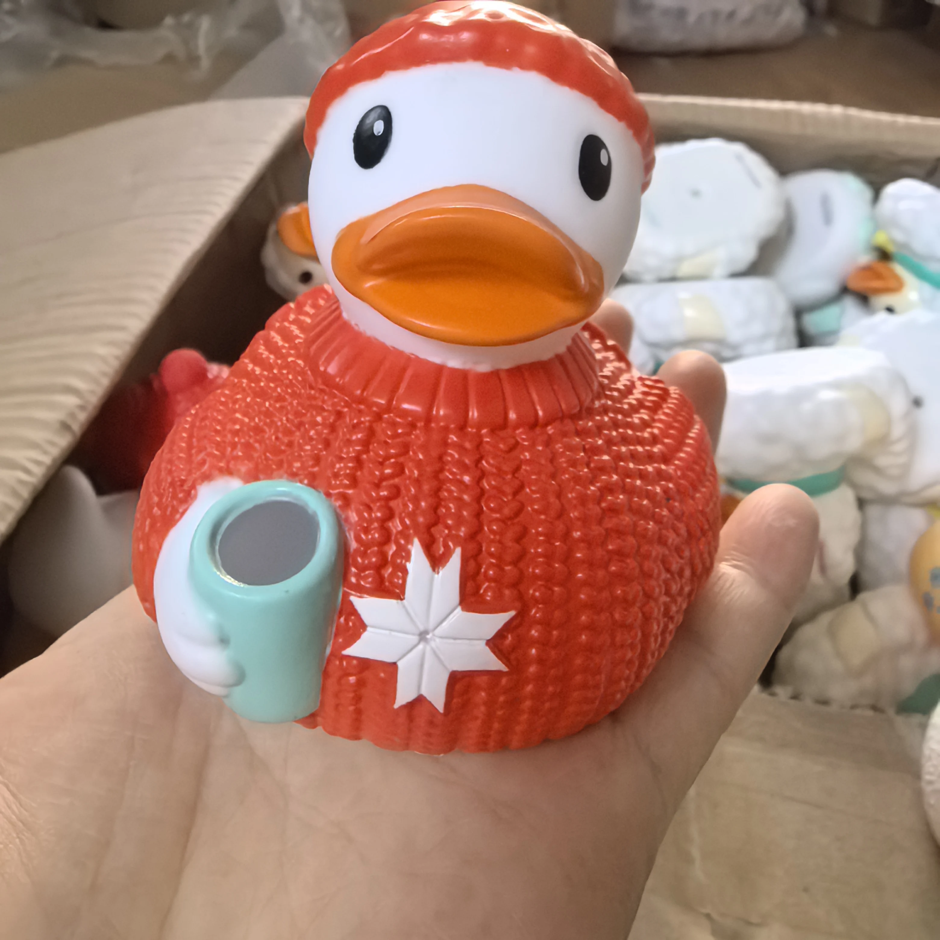 1pcs 8cm Original high quality Rubber Duck Assorted Duck Bath Toys Kids Shower Toy Gifts Baby Birthday Party Gifts Decorations 5