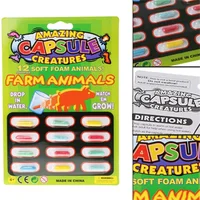 Bubble Swelling Capsules Bath Toy Absorbent Sponge That Grow Larger When Exposed To Water Small Animal Children's Cognitive Toys 1