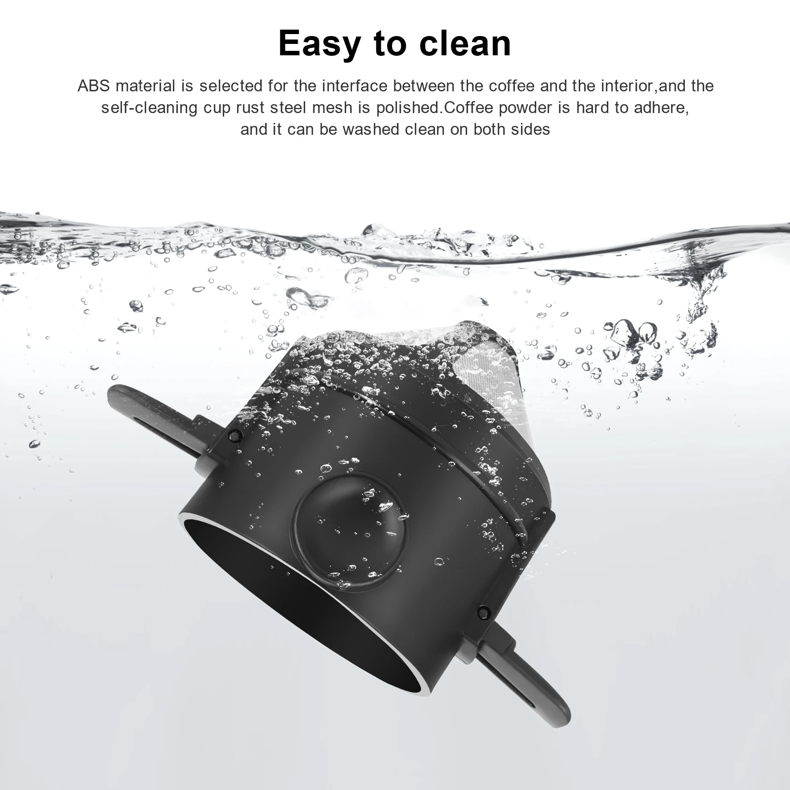 Portable Foldable coffee filter Stainless Steel Easy Clean Reusable Coffee Funnel Paperless Pour Over Holder Dripper
