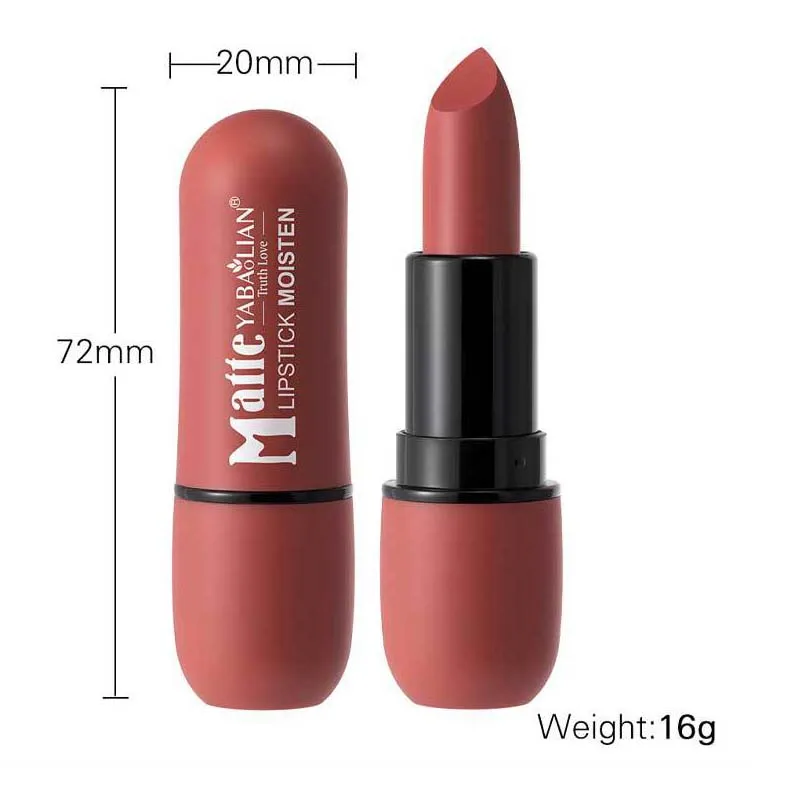 6-Color Matte Lipstick