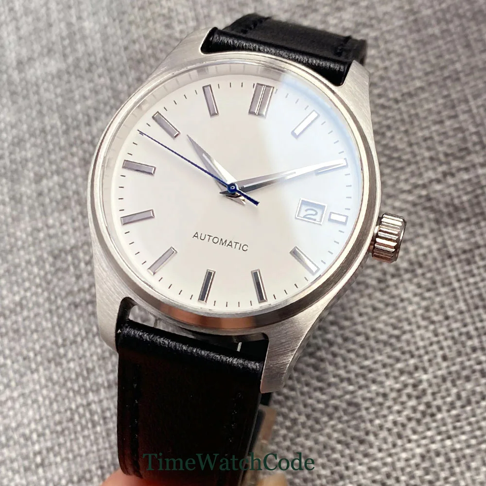 タンドリオ-男性用ステンレススチールウォッチ 自動巻き,nh35a タンドリオ-自動巻き時計 男性用 メンズ 発光ダイヤル 38mm