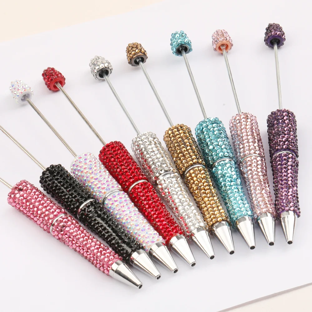 Cordial Design 20Pcs 14*149MM Jewelry Findings & Components/Beadable Pen Findings/Plastic Pens/DIY Beaded Rhinestone Pen #16428 - cordial