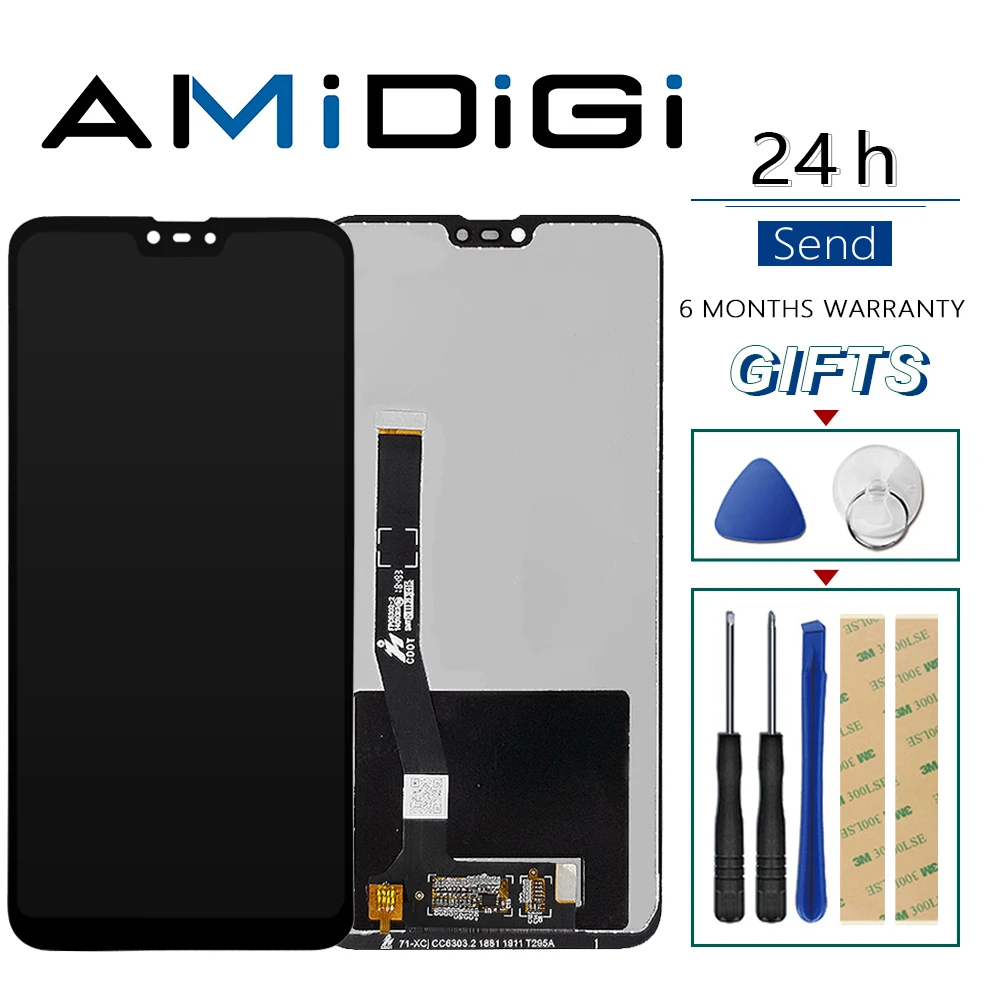 Оригинальный ЖК-дисплей 6 26 дюйма для Asus Zenfone Max Plus M2 Shot ZB634KL ЖК-экран с рамкой и