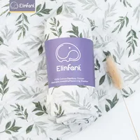 Elinfant Bamboo Cotton Baby Bath Towel Wrap 100% cotton 120*110cm 2 Layers Newborn Muslin Swaddle Blankets 1
