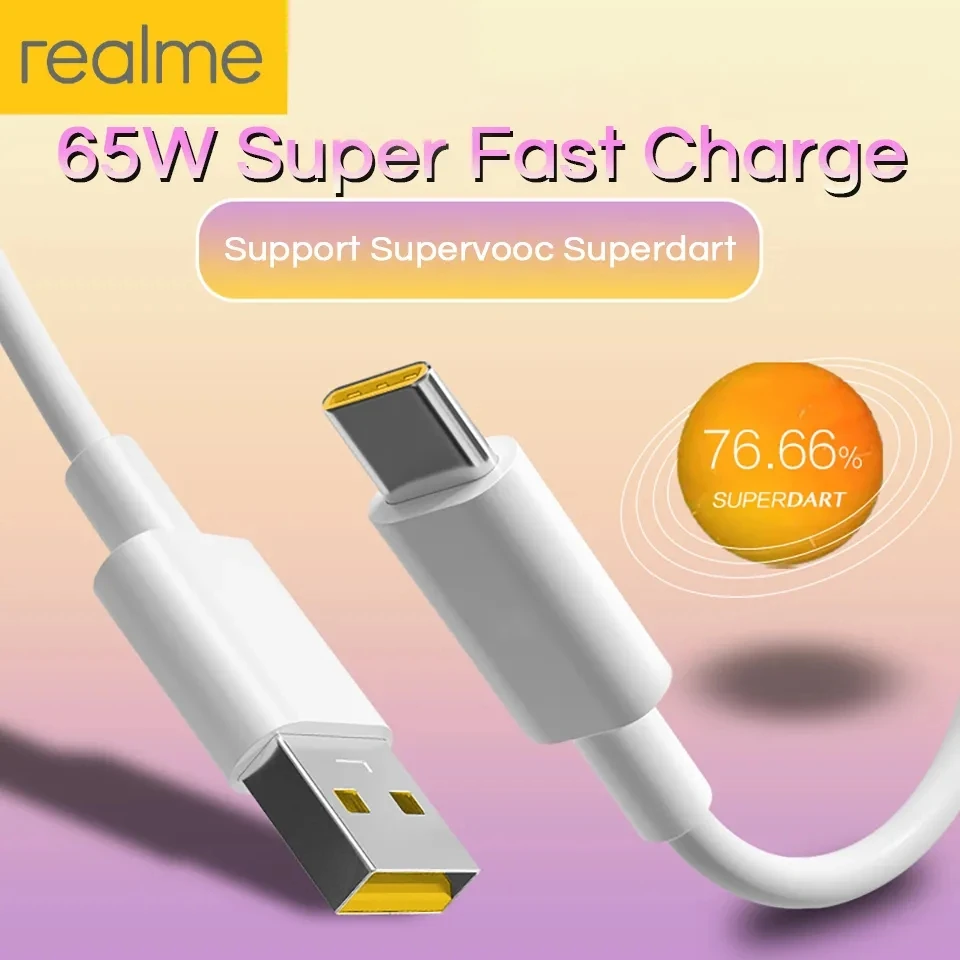 65W-Vooc-Charger-6-5A-USB-Type-C-Super-Fast-Charge-Cable-SuperDart-for ...