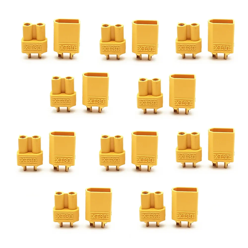 5/10 paar XT30 XT30 Rundstecker Stecker Für RC Quadcopter FPV Racing Drone Lipo Batterie Quadcopter Auto boot DIY Zubehör