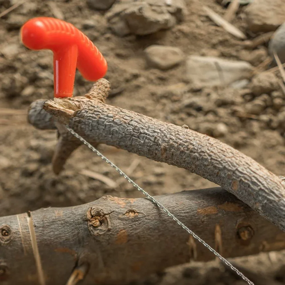 Steel Rope Chain Saw STONEGO Manual Portable Survival Gear for Emergency Camping Travel