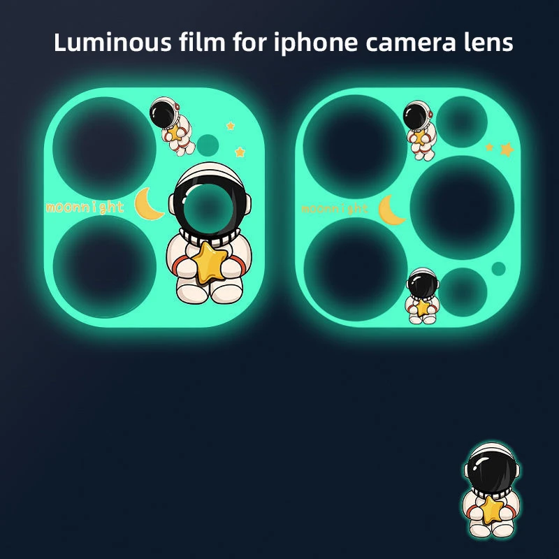 mobile screen guard 2PCS Luminous Lens Film for Iphone 13 Pro Camera Lens Protector For iphone 12 Pro Max Soft Hydrogel Film Sticker For iphone 11 mobile screen protector