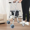 Elderly Walking Walker with Directional Wheels, Assisted Walking Cart, Can Sit Assisted Walker, Walking Fall Prevention Walker 3