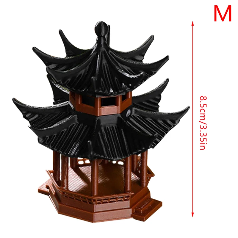 Estatuas De Linterna De Pagoda Con Energía Solar, Adornos De Jardín Con