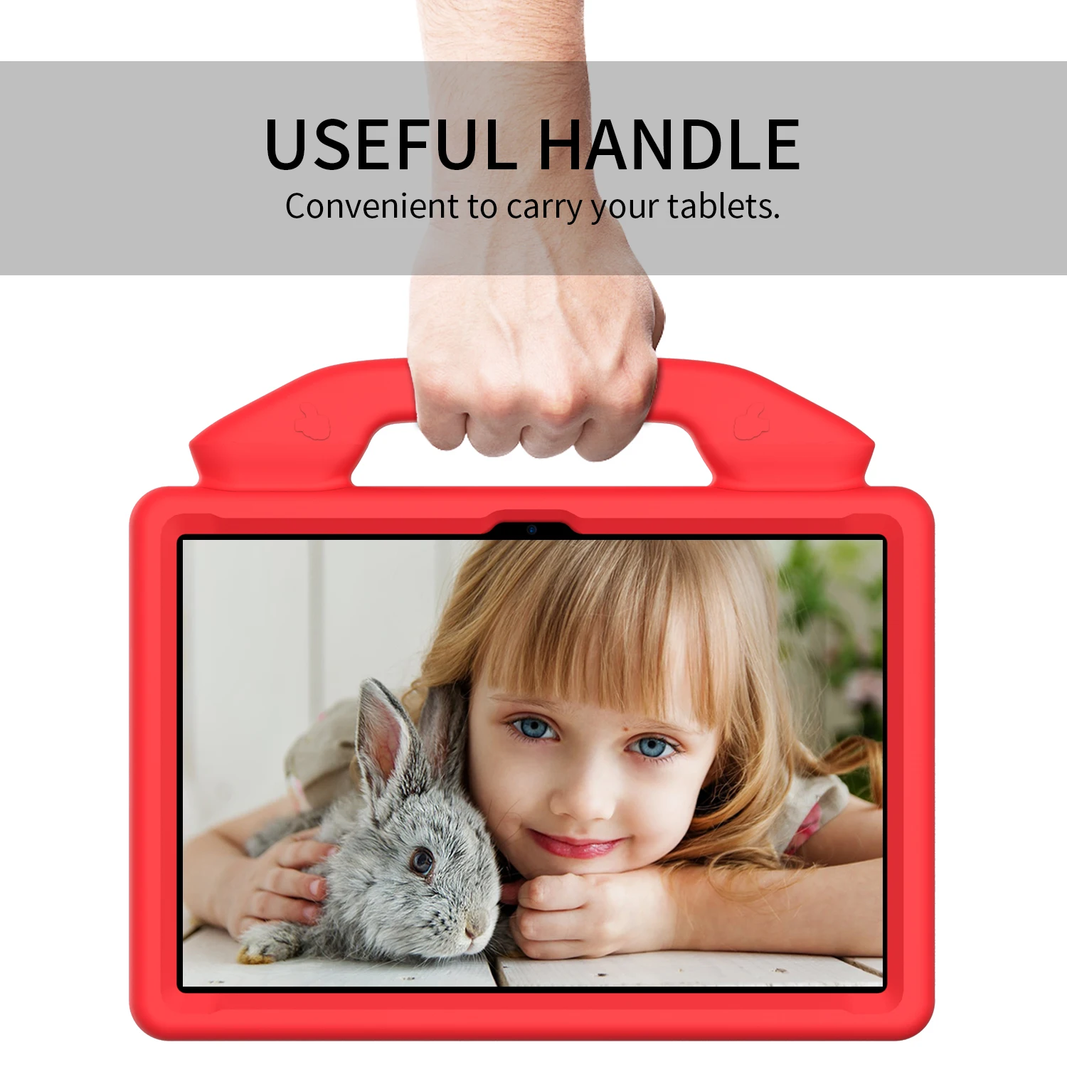 Durable EVA Shockproof Kids Case with Stand and Holder