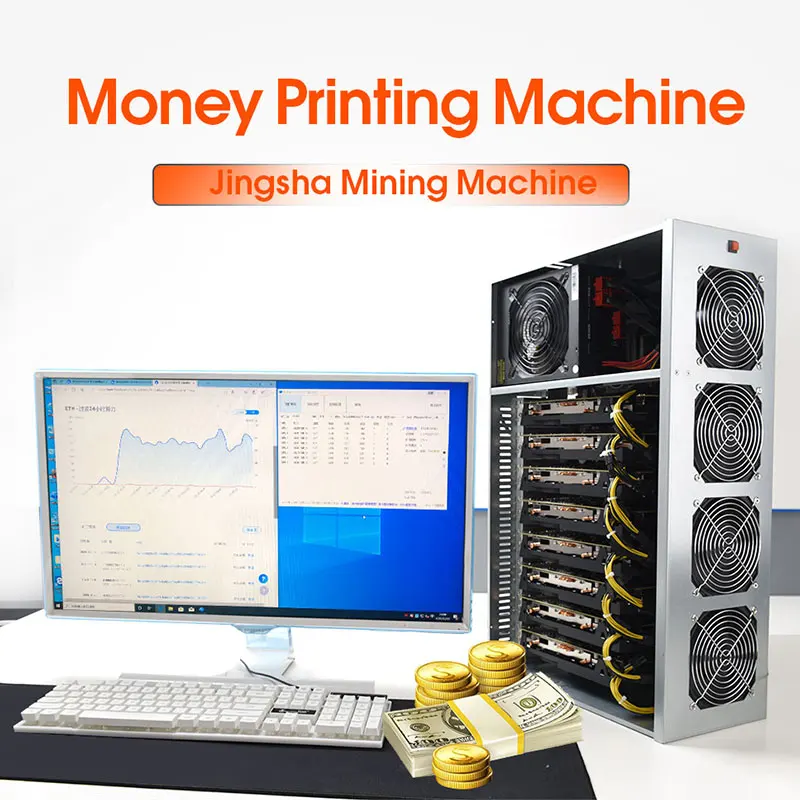 BTC-T37 Mining Motherboard 8 GPU Bitcoin Crypto Etherum Mining