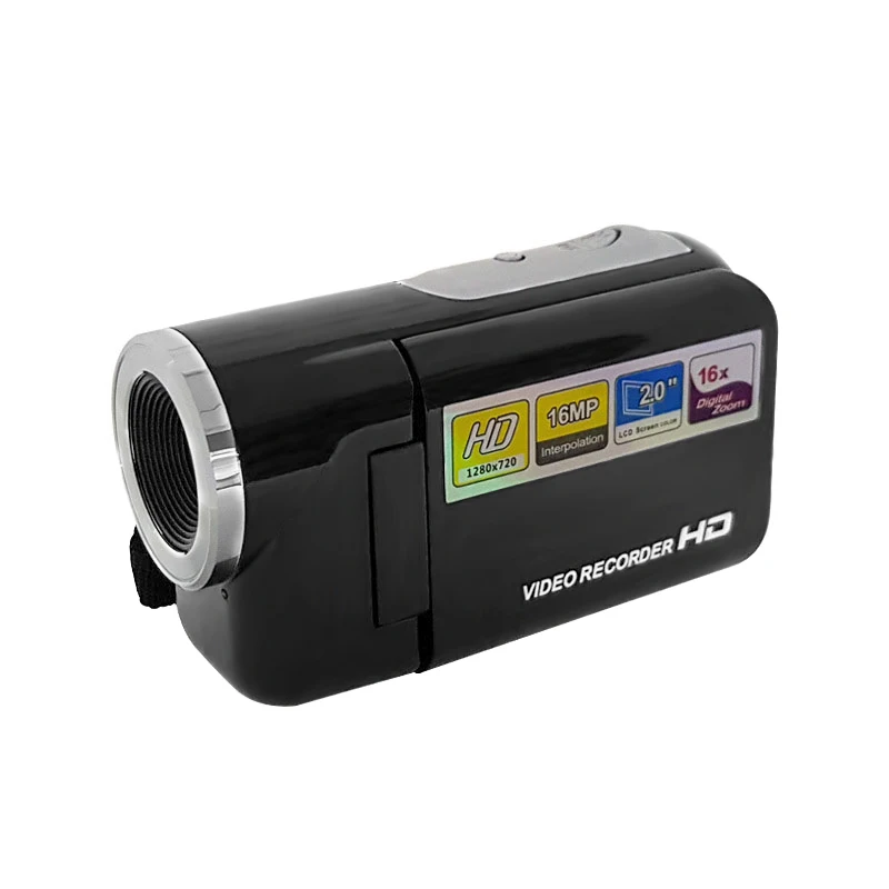 2.0 Inch Digital Camcorder 16 Million Pixels HD Handheld 16X Zoom SD/MMC TFT Display DV DVR YouTube Blogger