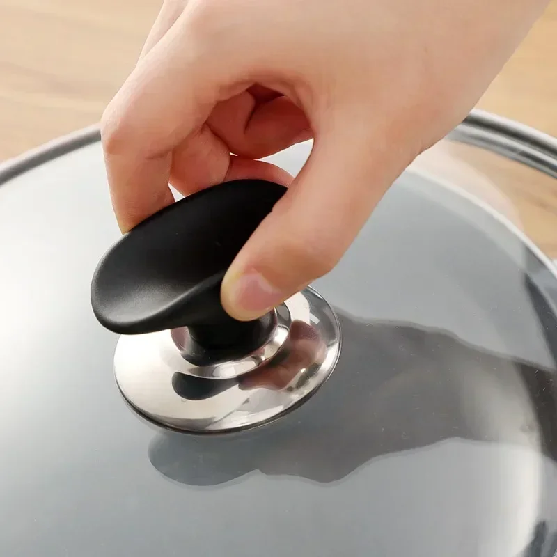 Maniglia del coperchio della pentola in acciaio inossidabile maniglia della maniglia del coperchio della padella da cucina universale accessori di ricambio per pentole coperchio in vetro Hardware  15
