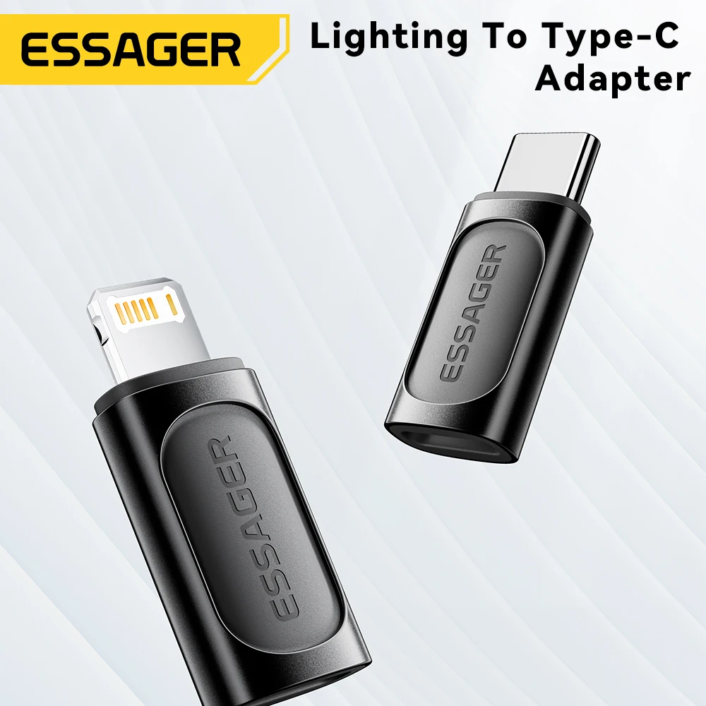 Essager Type C to Lighting OTG Adapter IOS Female To USB C Male Connector PD 20W Fast Charging For iPhone 16 15 14 13 12 Pro Max
