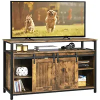 TV Stand for 65 Inch TV, Farmhouse Entertainment Center with Storage, Wood Tall TV Stands for Living Room with, Customized 2