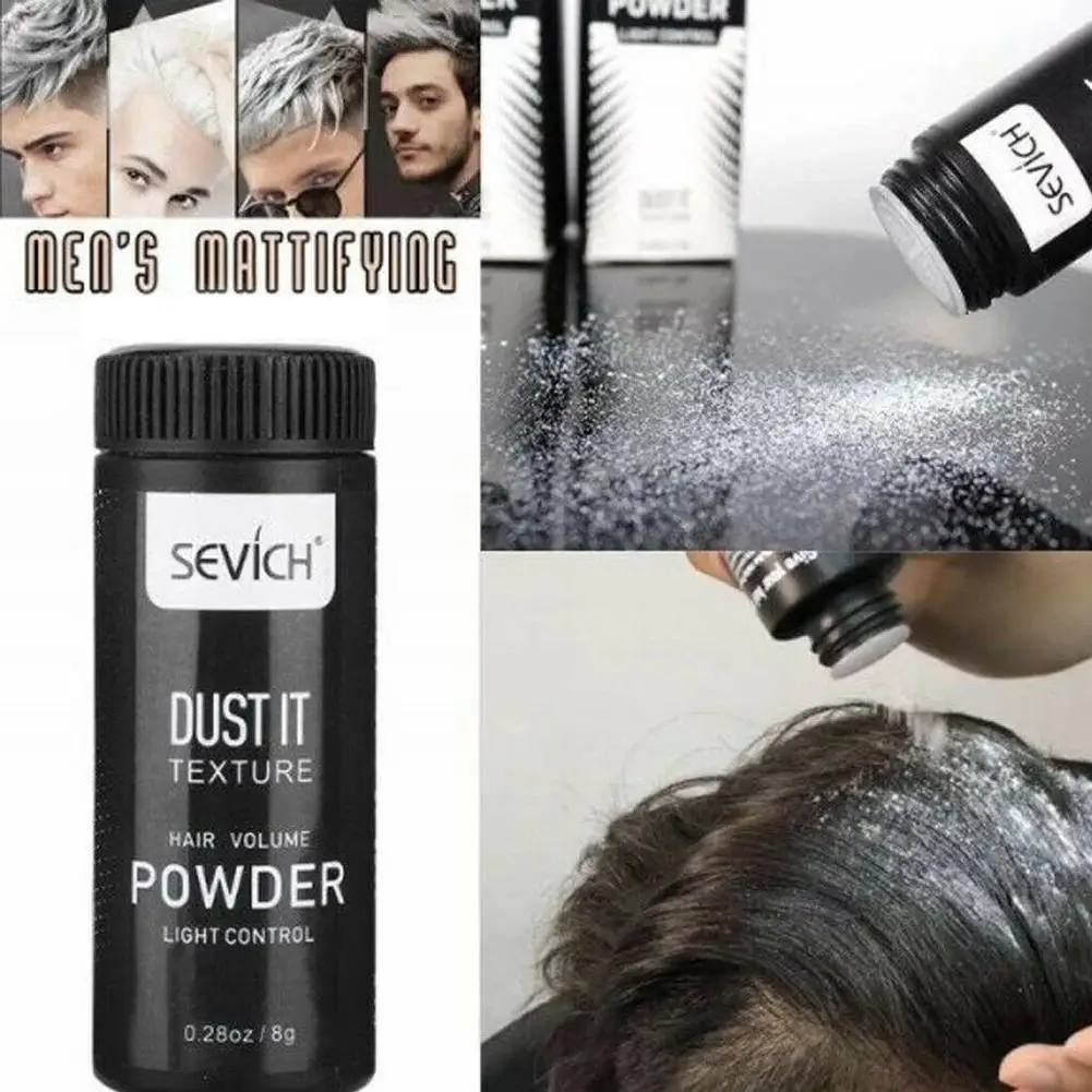 Sevich 8g puszysty wosk modelujący włosy matujący puder odświeżający stylizację kontrola oleju skutecznie zwiększa objętość włosów