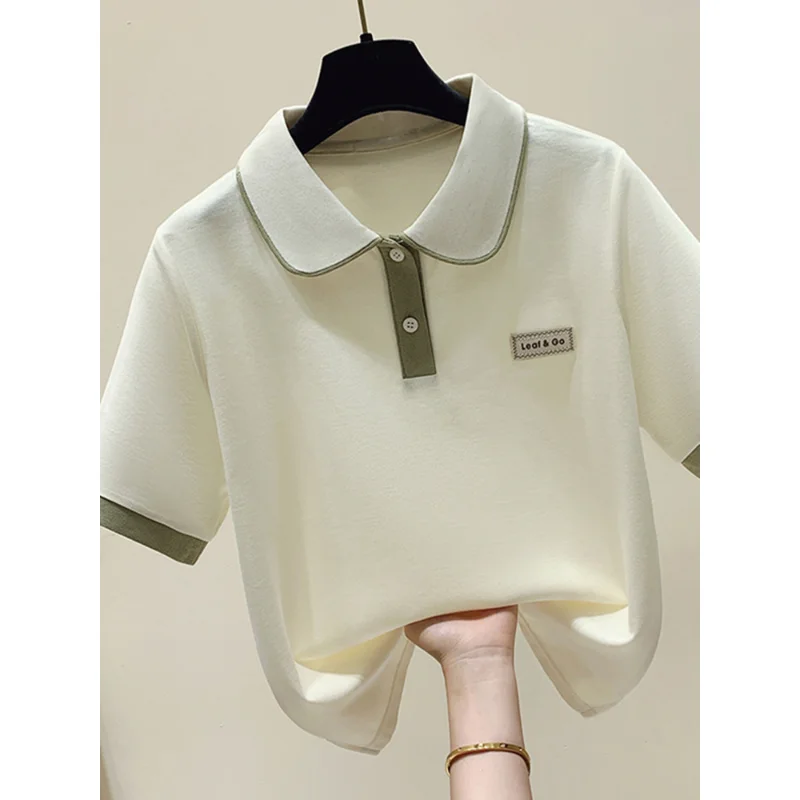 New golf wear ladies summer short sleeves women summer short sleeves slim and breathable