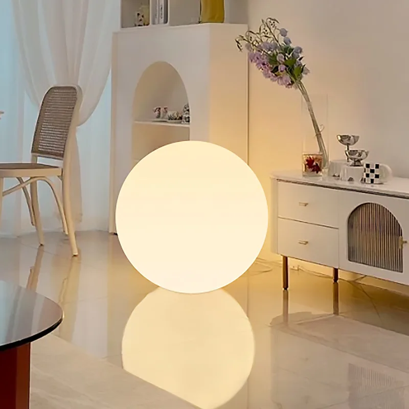 

LED Luxury Photography Floor To Floor Night Light Glow Ball 3-color Dimmable USB Charging Lighting Home Decoration