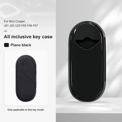 Premium Car Key Cover Protector for Mini Cooper Accessories (Piano black)
