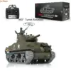 HENG LONG 1/16 RC Tank Customized 7.0 M4A3 Sherman 3898 360° Turret Metal Tracks TH17680-SMT4 2