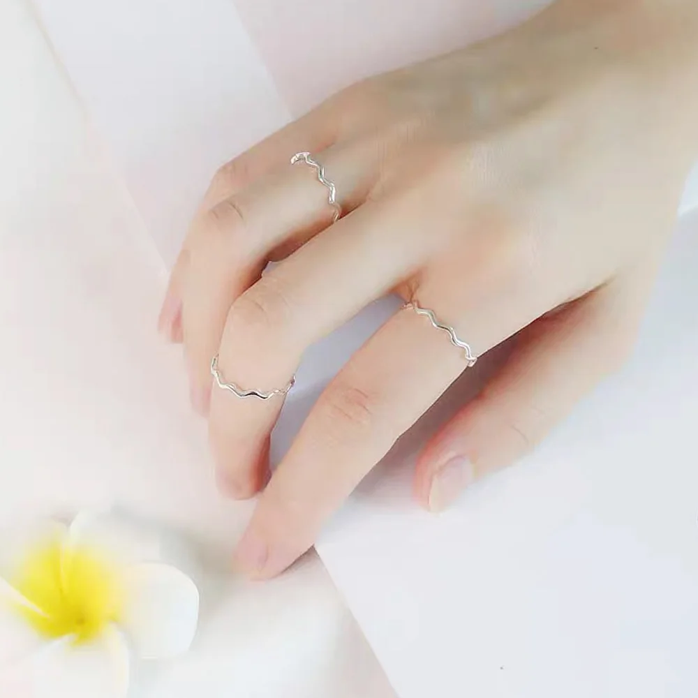 925 Sterling Silver Finger Rings Wedding silver rings silver ring wedding rings