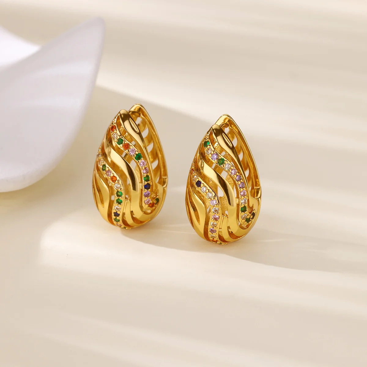 Waterdrop Stainless Steel Earrings for Women